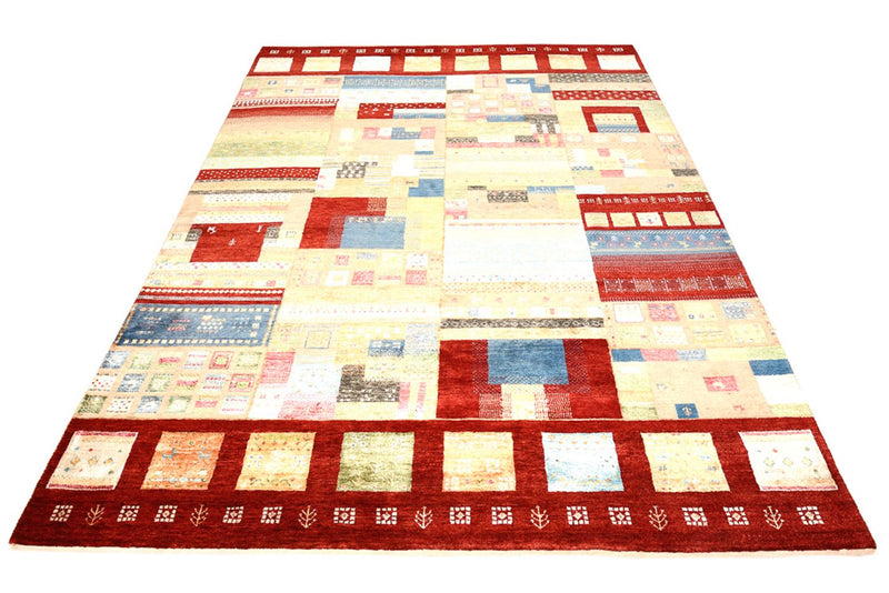 Alfombra Gabbeh - Loribaft Indus - 240 x 178 cm - multicolor
