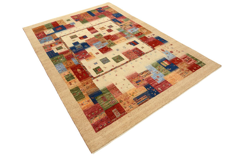 Alfombra Gabbeh - Loribaft Indus - 244 x 177 cm - multicolor
