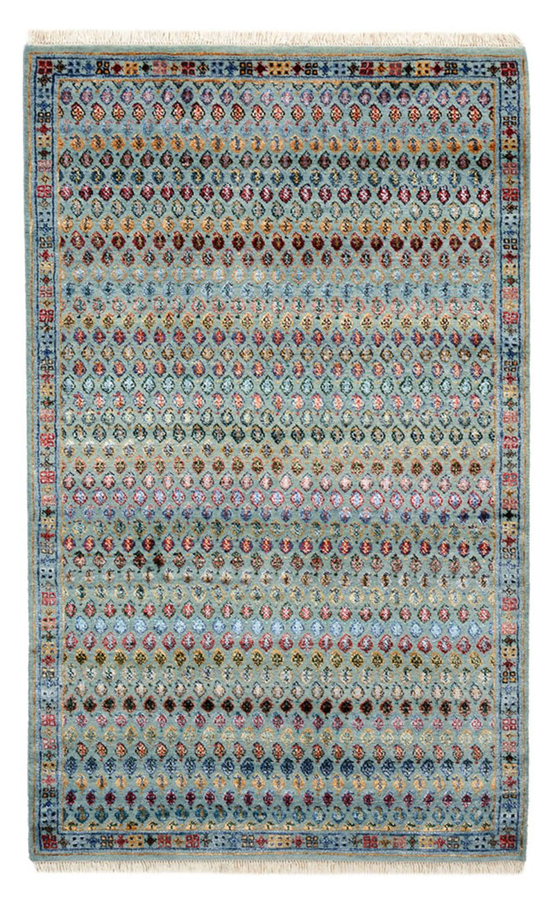 Alfombra de diseño - 153 x 95 cm - azul claro