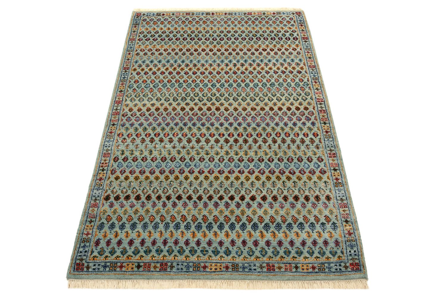 Alfombra de diseño - 153 x 95 cm - azul claro