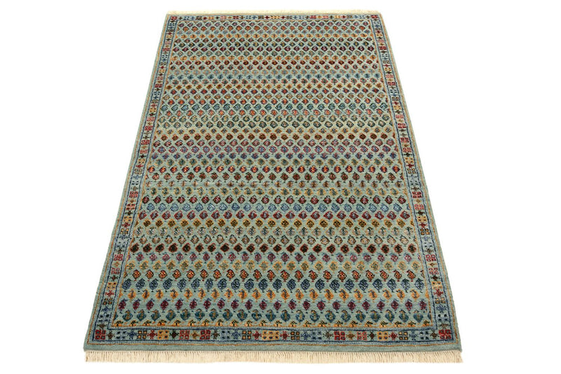 Alfombra de diseño - 153 x 95 cm - azul claro