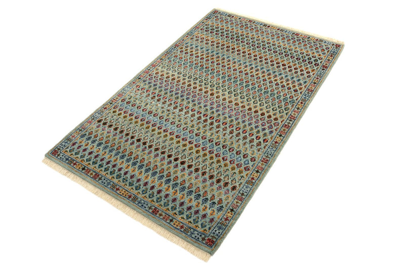 Alfombra de diseño - 153 x 95 cm - azul claro