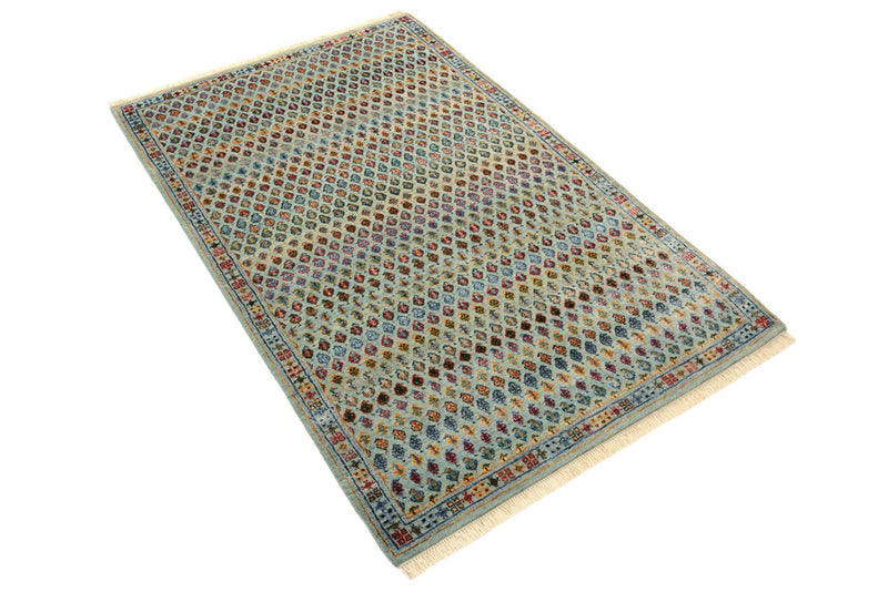 Alfombra de diseño - 153 x 95 cm - azul claro