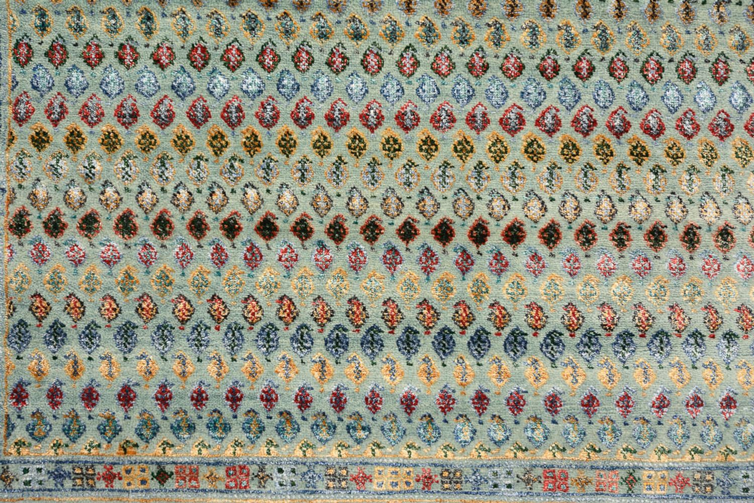 Alfombra de diseño - 153 x 95 cm - azul claro