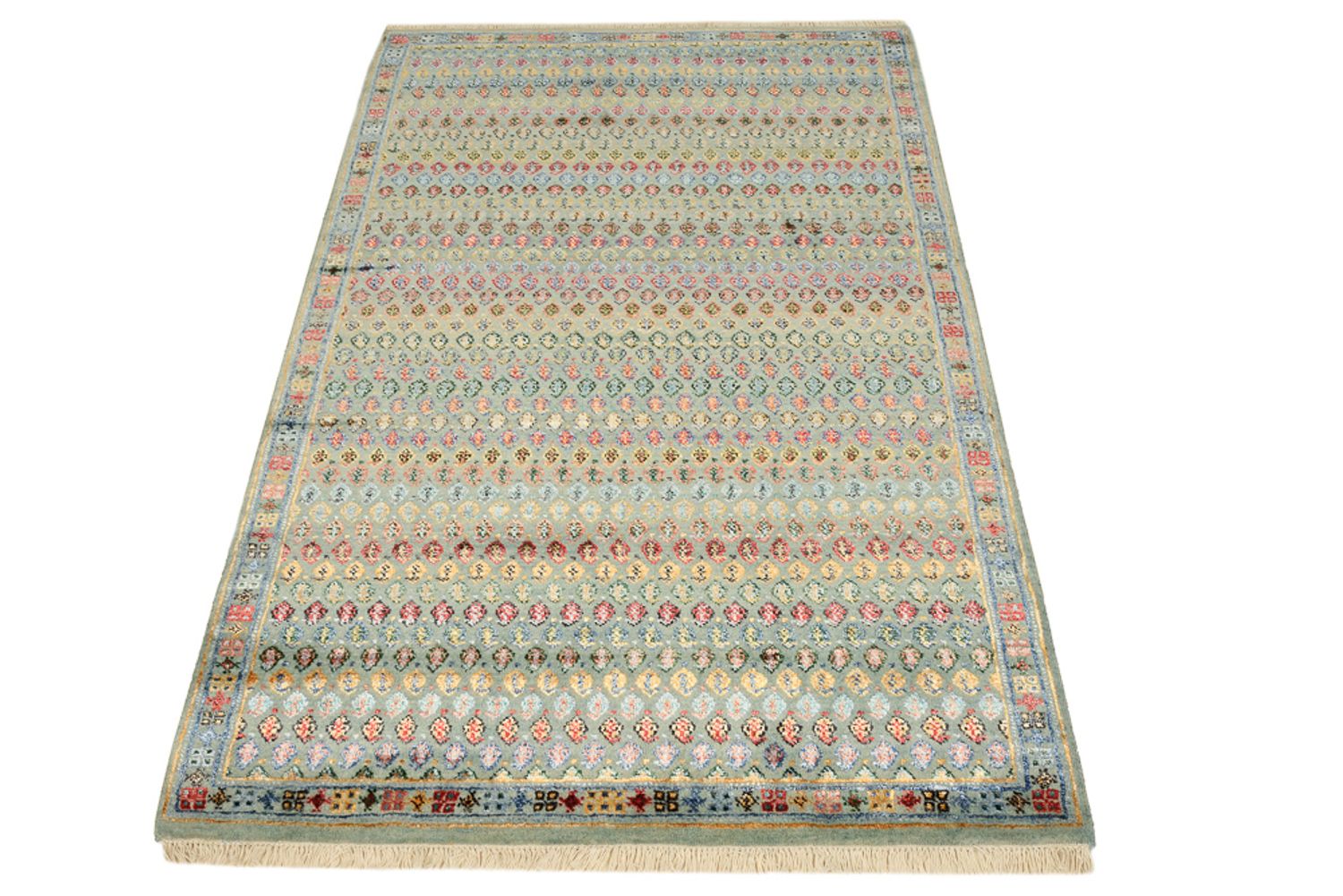 Alfombra de diseño - 153 x 95 cm - azul claro
