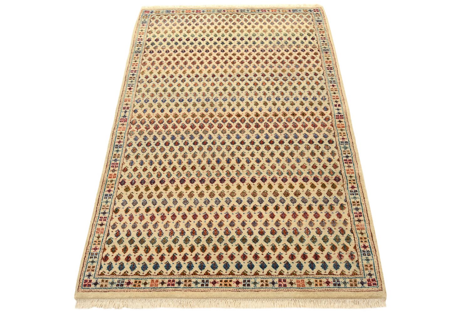 Alfombra de diseño - 153 x 96 cm - beige claro