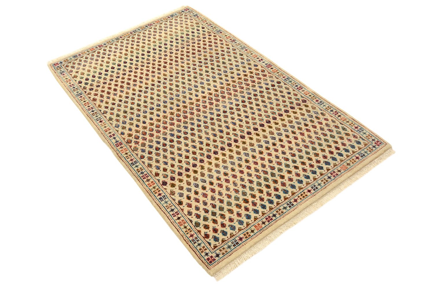 Alfombra de diseño - 153 x 96 cm - beige claro