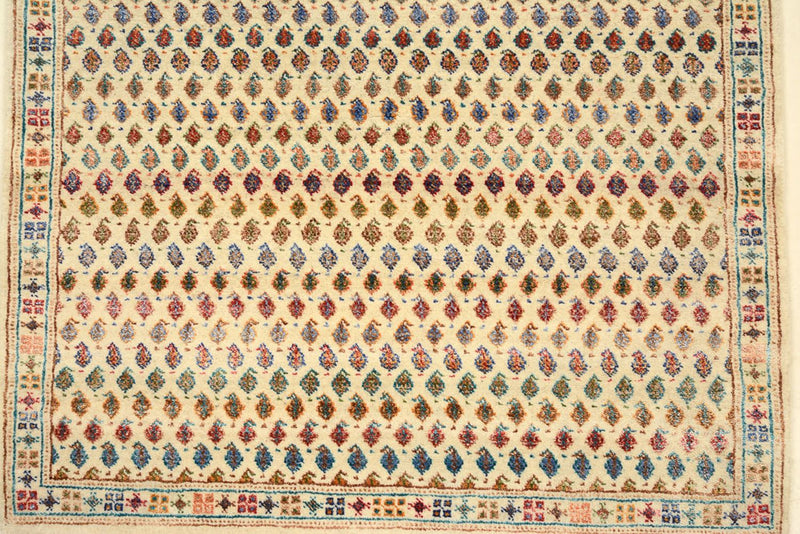 Alfombra de diseño - 153 x 96 cm - beige claro