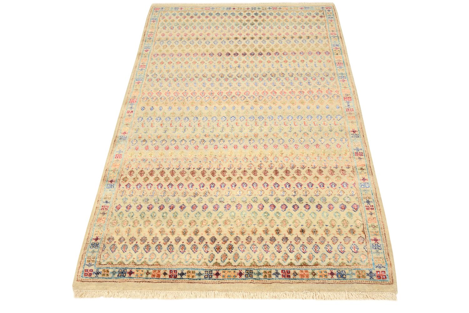 Alfombra de diseño - 153 x 96 cm - beige claro
