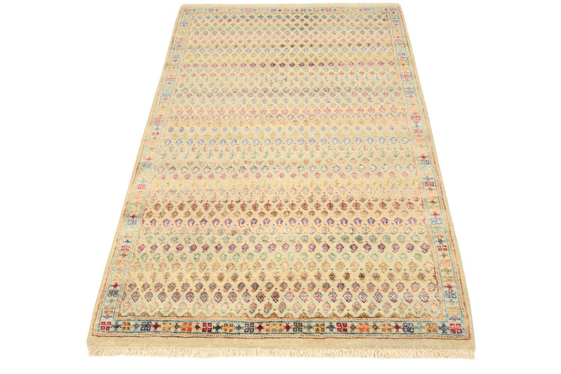 Alfombra de diseño - 153 x 96 cm - beige claro