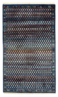 Alfombra de diseño - 154 x 93 cm - azul oscuro