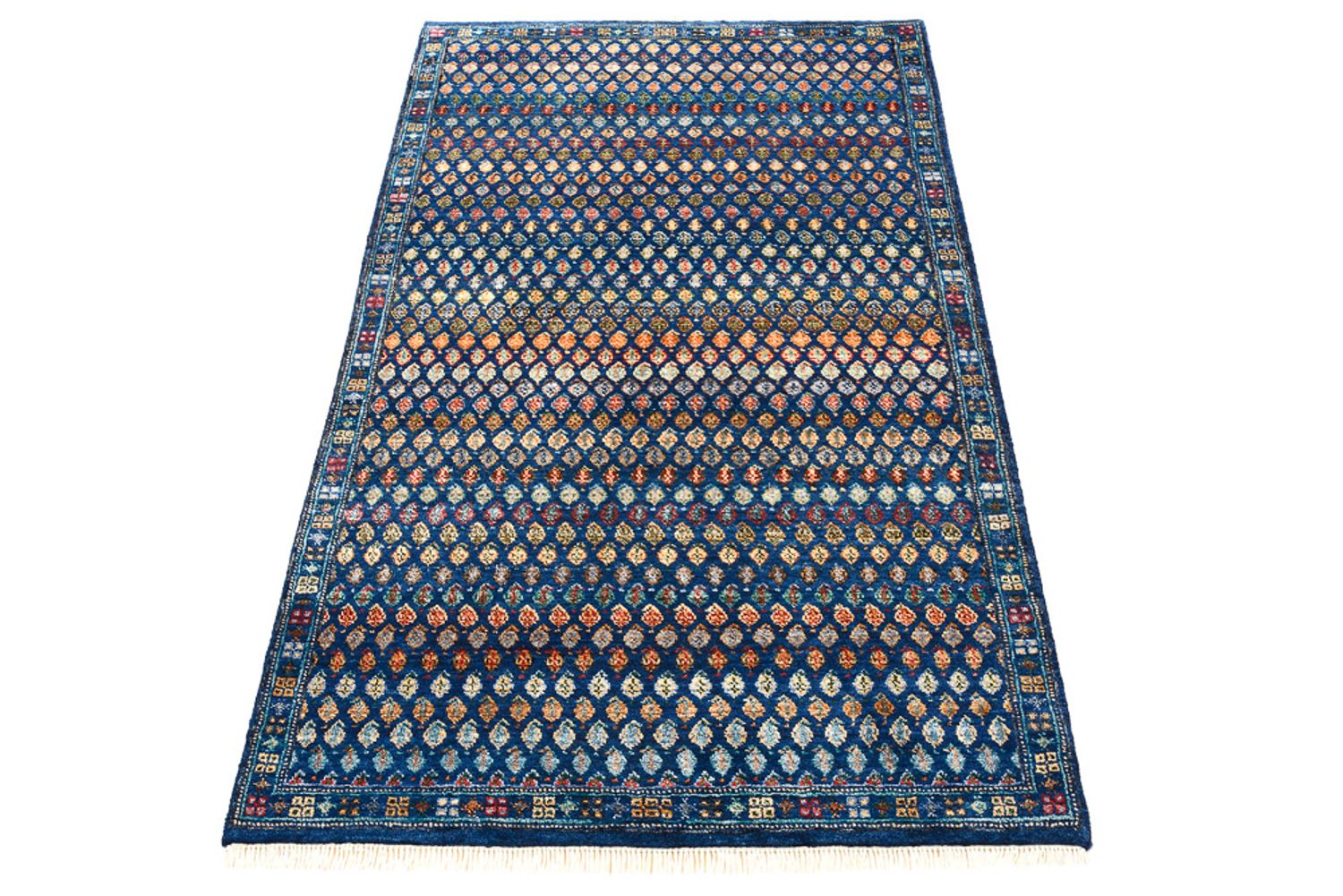 Alfombra de diseño - 154 x 93 cm - azul oscuro