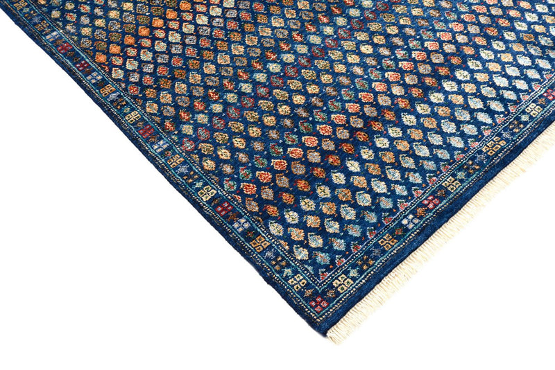 Alfombra de diseño - 154 x 93 cm - azul oscuro