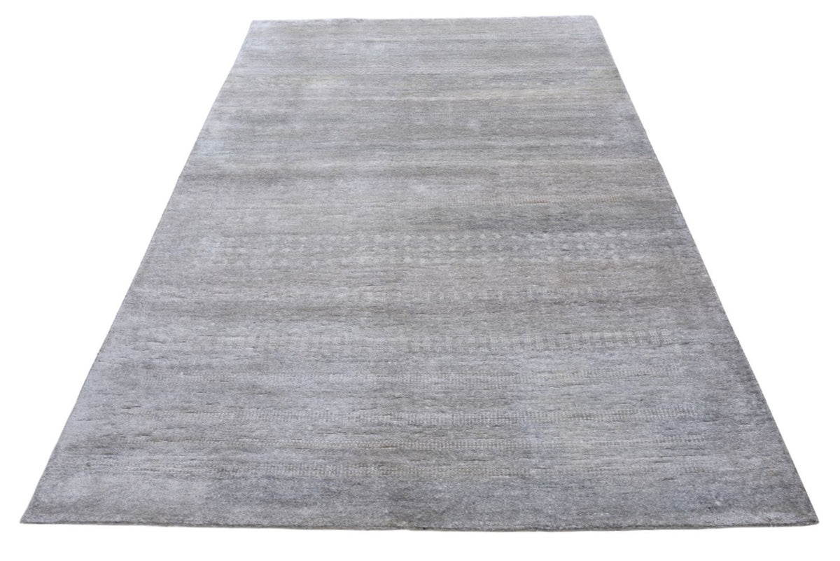 Alfombra Gabbeh - Loribaft Indus - 300 x 190 cm - gris claro