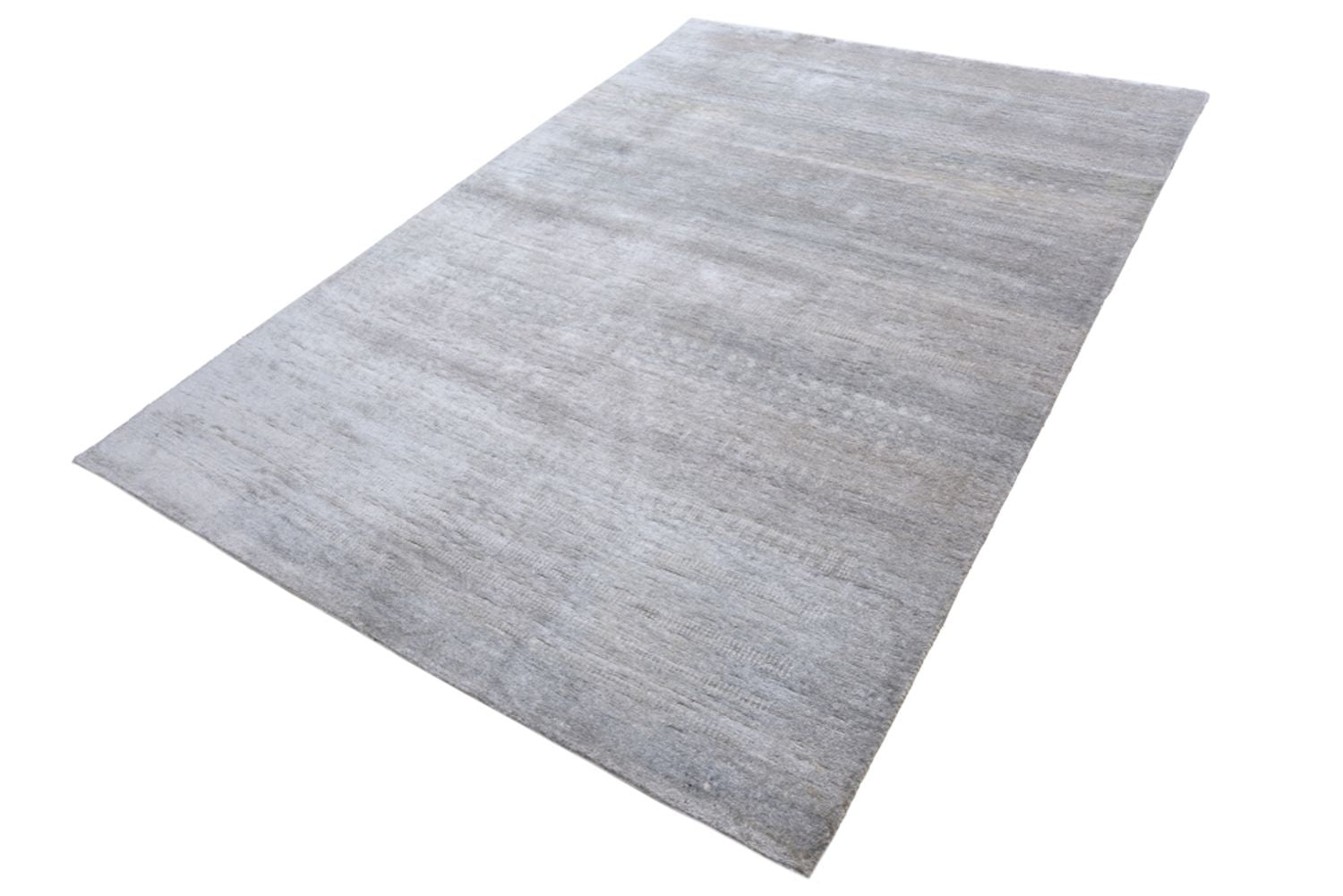 Alfombra Gabbeh - Loribaft Indus - 300 x 190 cm - gris claro