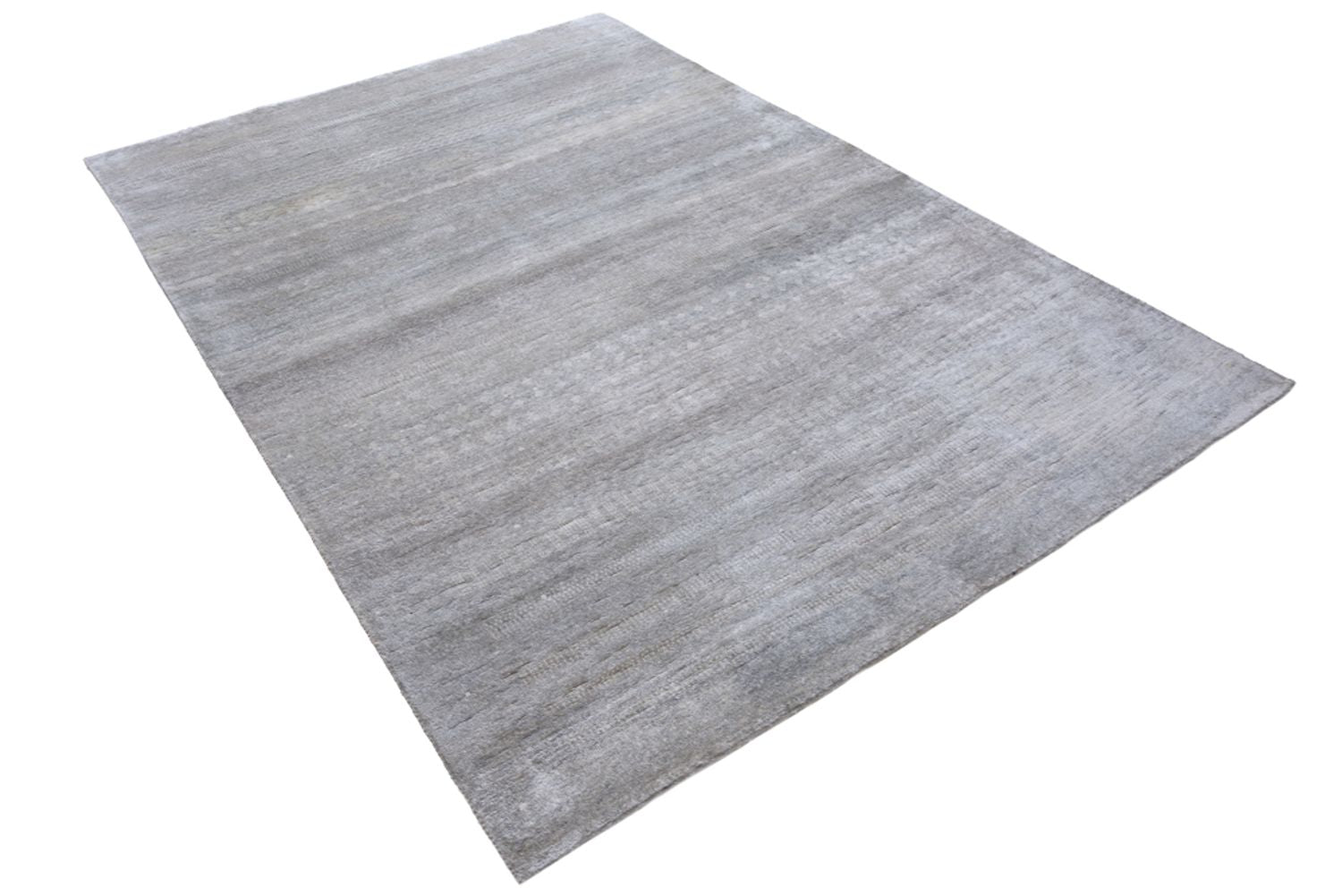Alfombra Gabbeh - Loribaft Indus - 300 x 190 cm - gris claro