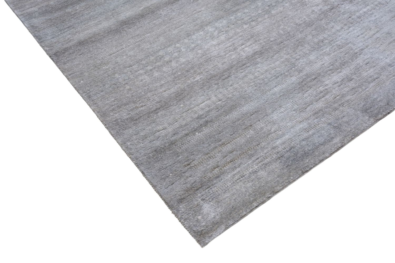Alfombra Gabbeh - Loribaft Indus - 300 x 190 cm - gris claro