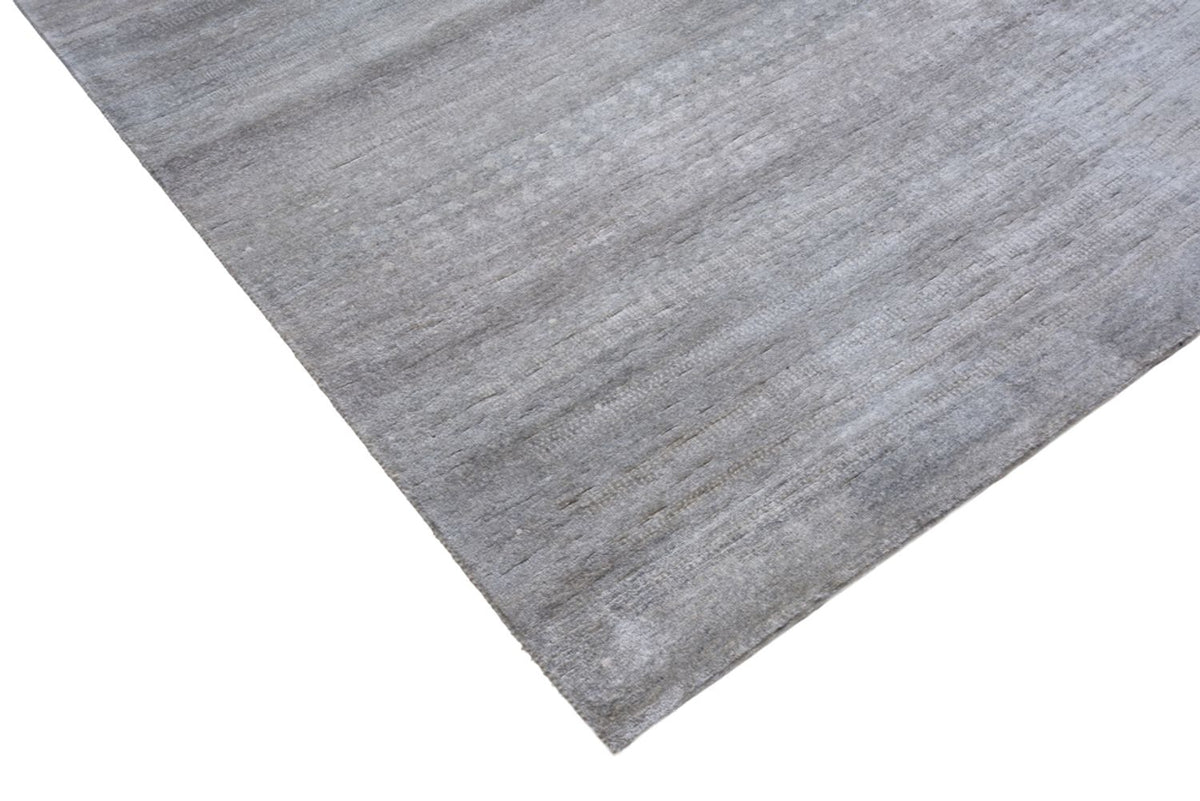 Alfombra Gabbeh - Loribaft Indus - 300 x 190 cm - gris claro