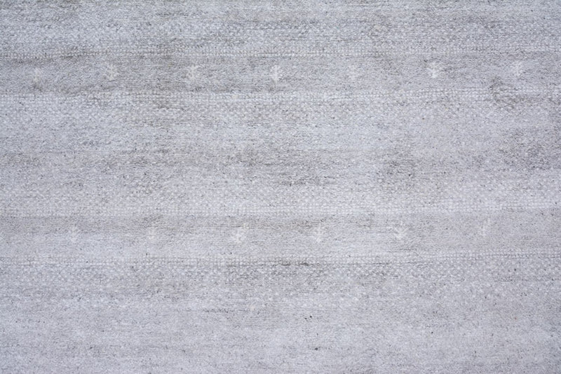 Alfombra Gabbeh - Loribaft Indus - 300 x 190 cm - gris claro