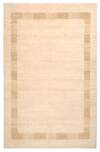 Alfombra Gabbeh - Loribaft Indus - 295 x 191 cm - beige claro