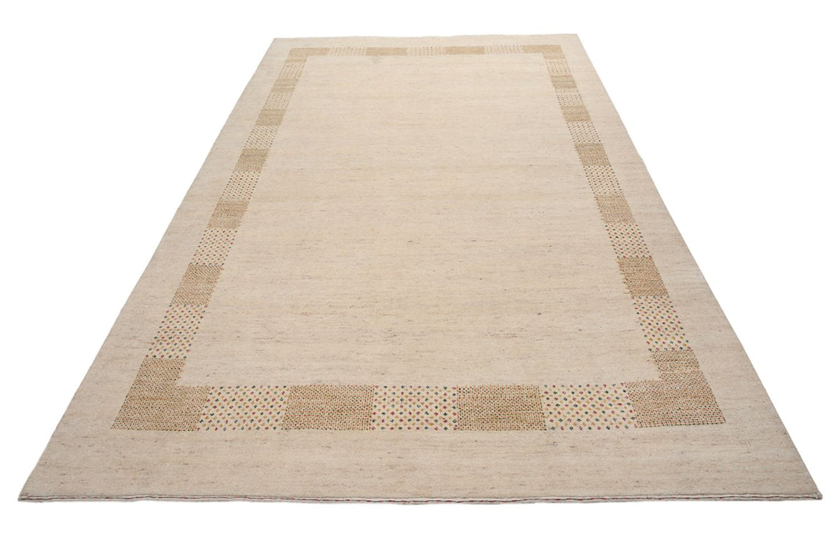 Alfombra Gabbeh - Loribaft Indus - 295 x 191 cm - beige claro