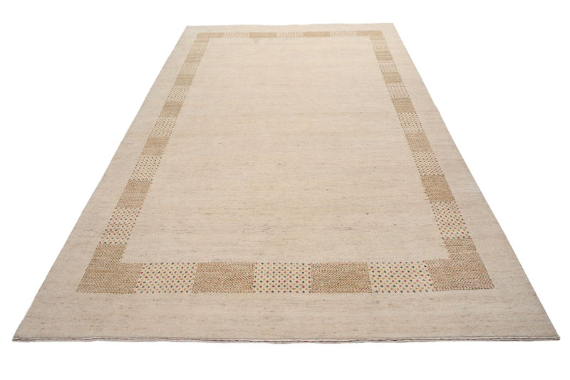 Alfombra Gabbeh - Loribaft Indus - 295 x 191 cm - beige claro