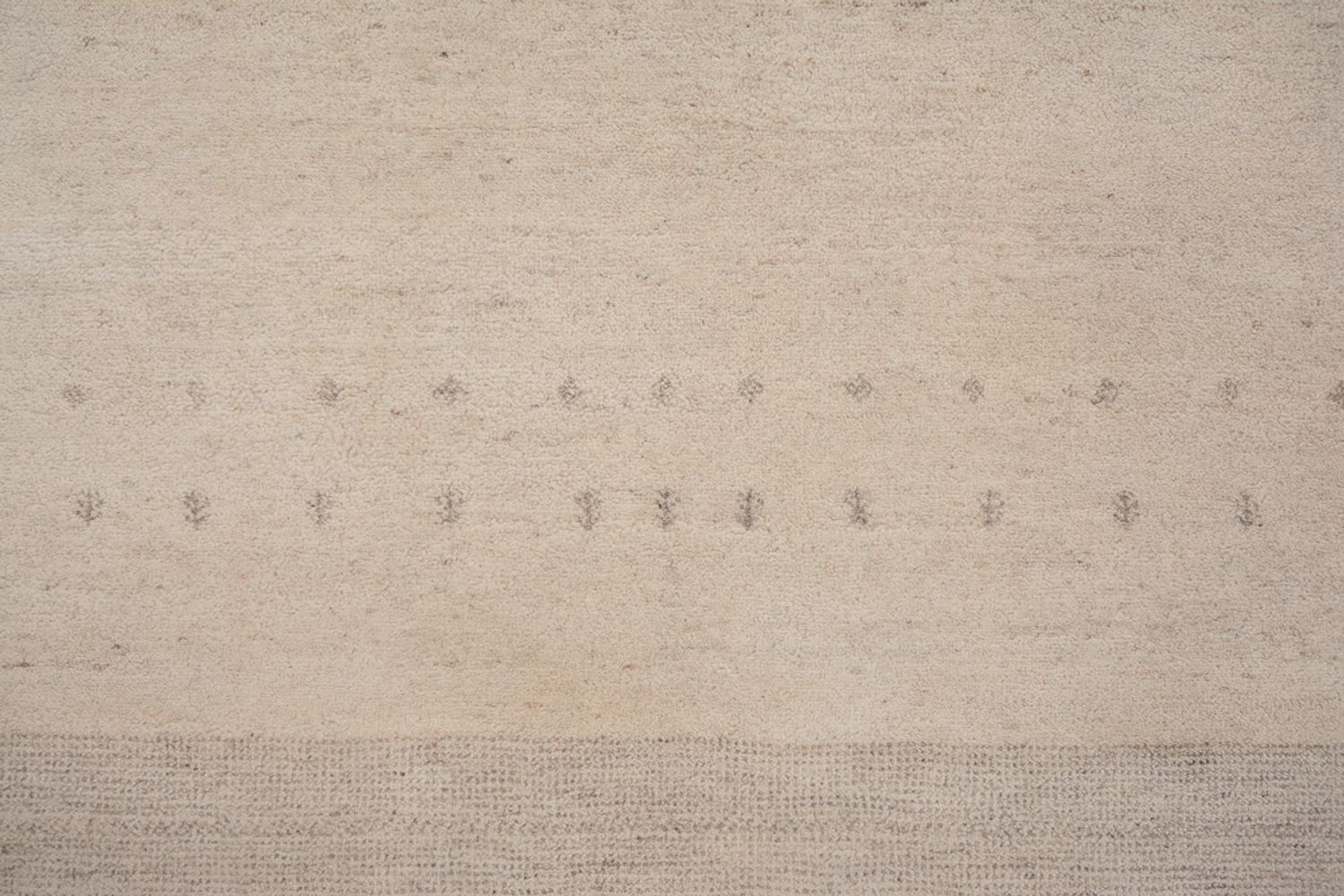 Alfombra Gabbeh - Loribaft Indus - 201 x 146 cm - gris claro