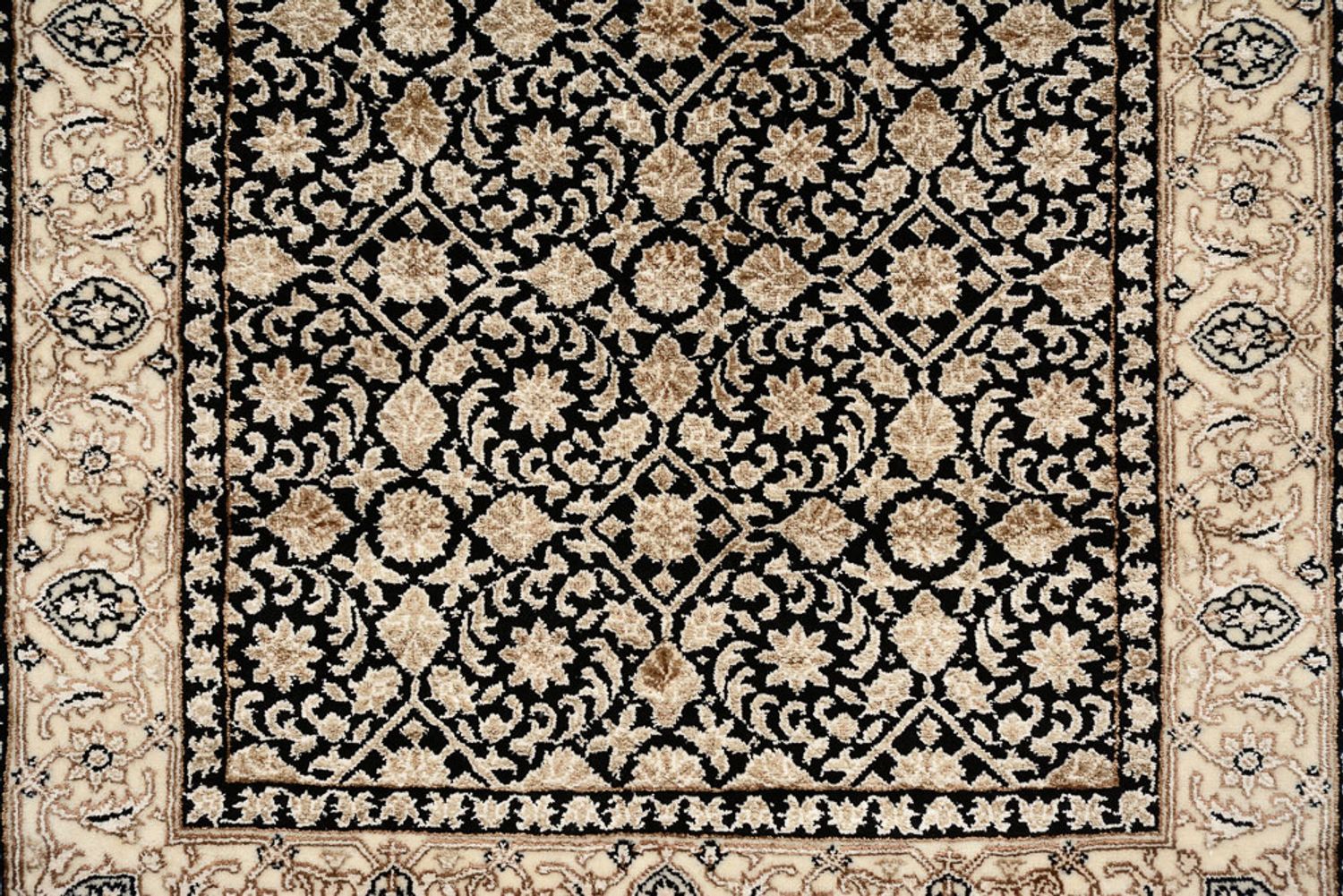 Alfombra de pasillo Alfombra oriental - Bidjar - Indus - 304 x 83 cm - beige oscuro