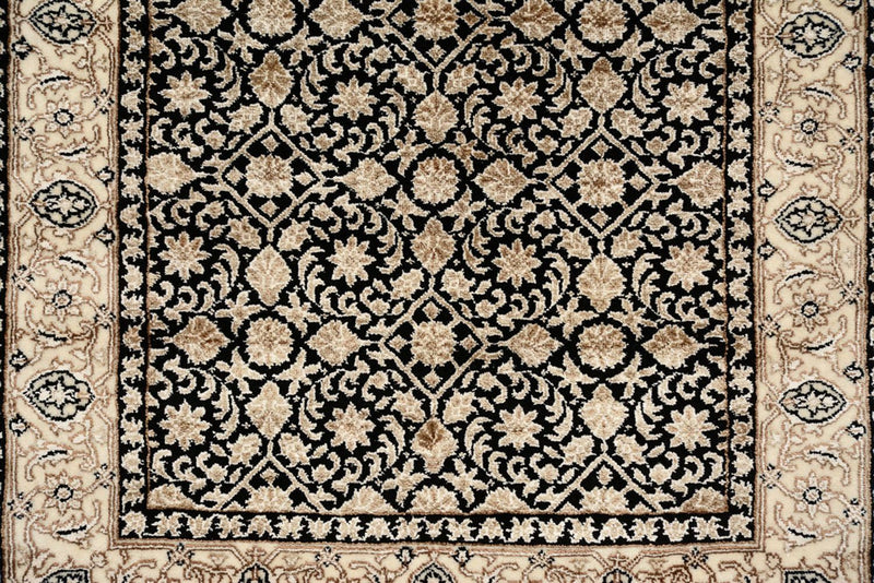 Alfombra de pasillo Alfombra oriental - Bidjar - Indus - 304 x 83 cm - beige oscuro