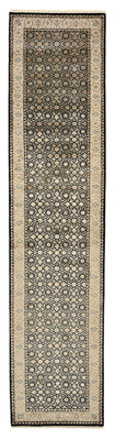 Alfombra de pasillo Alfombra oriental - Bidjar - Indus - 368 x 83 cm - beige oscuro