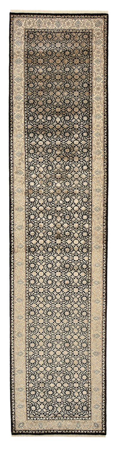 Alfombra de pasillo Alfombra oriental - Bidjar - Indus - 368 x 83 cm - beige oscuro