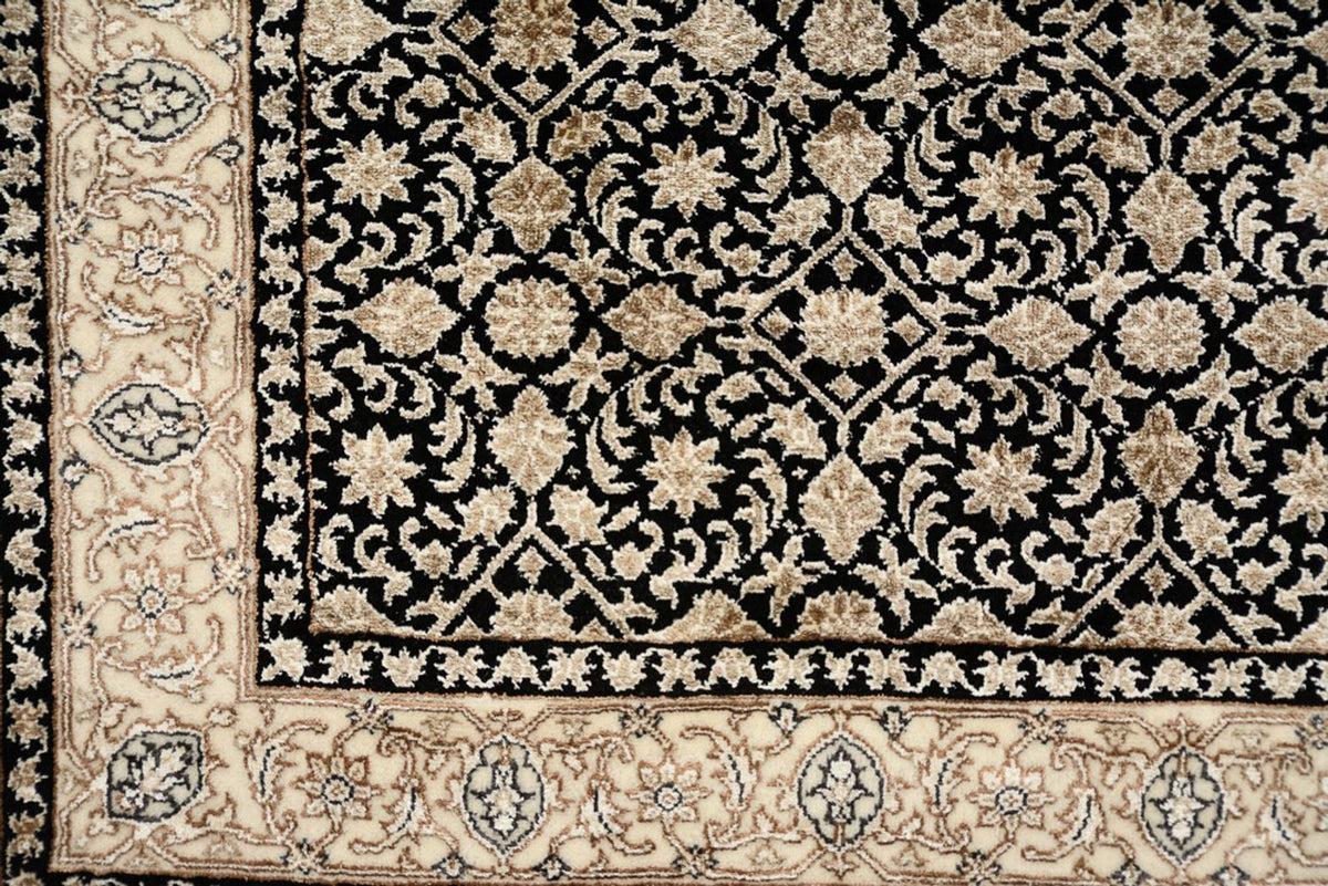 Alfombra de pasillo Alfombra oriental - Bidjar - Indus - 368 x 83 cm - beige oscuro