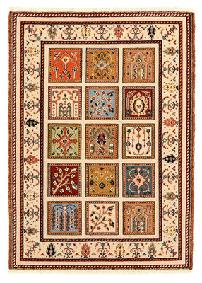 Alfombra oriental - 117 x 84 cm - crema