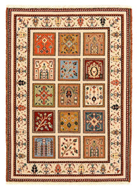 Alfombra oriental - 117 x 84 cm - crema