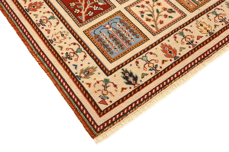 Alfombra oriental - 117 x 84 cm - crema
