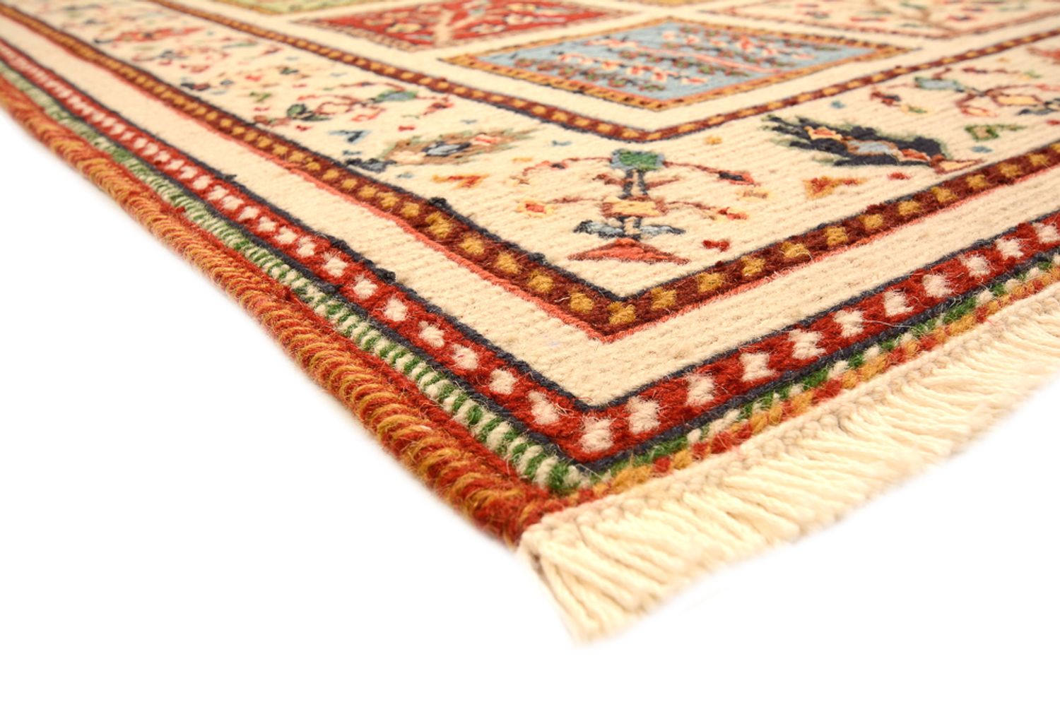 Alfombra oriental - 117 x 84 cm - crema
