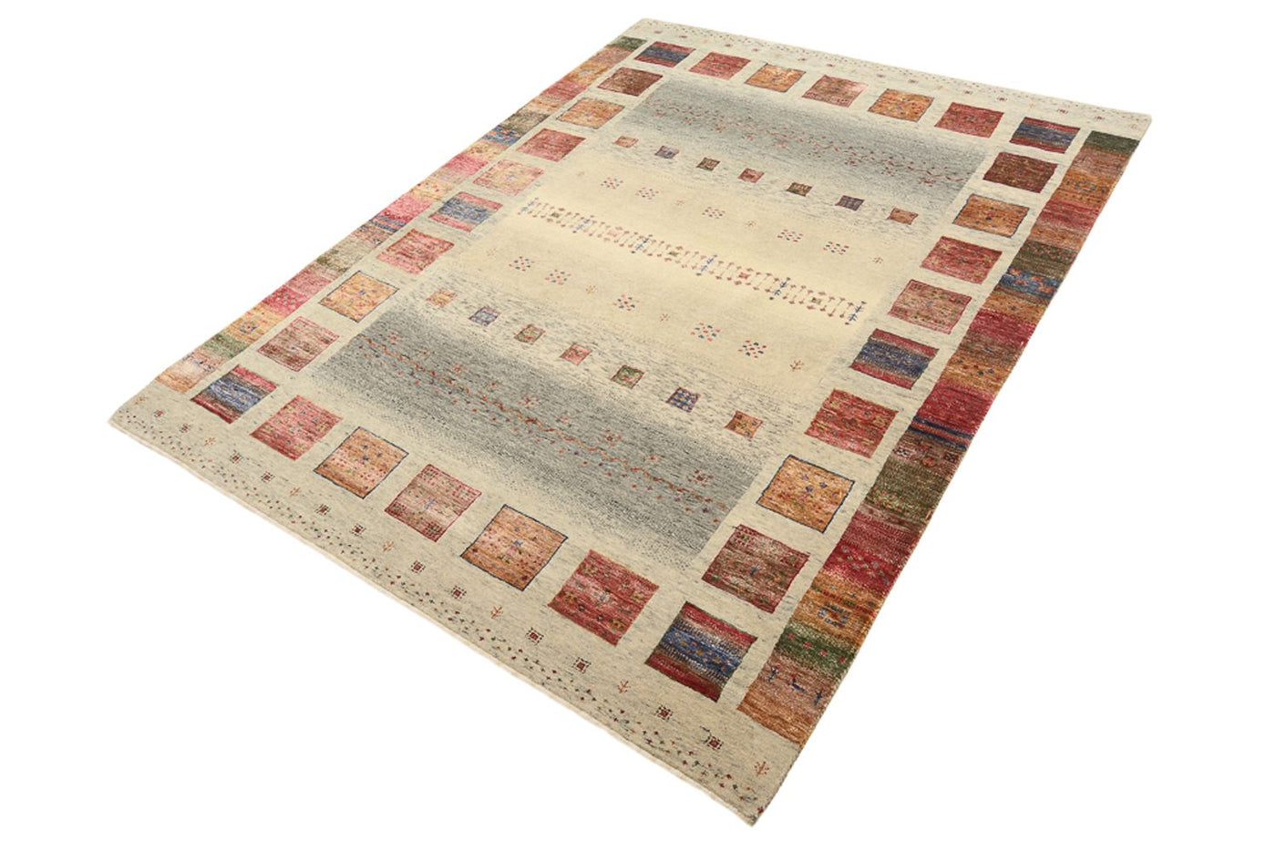Indo Loribaft Alfombra 207x158cm - Alfombra de lana