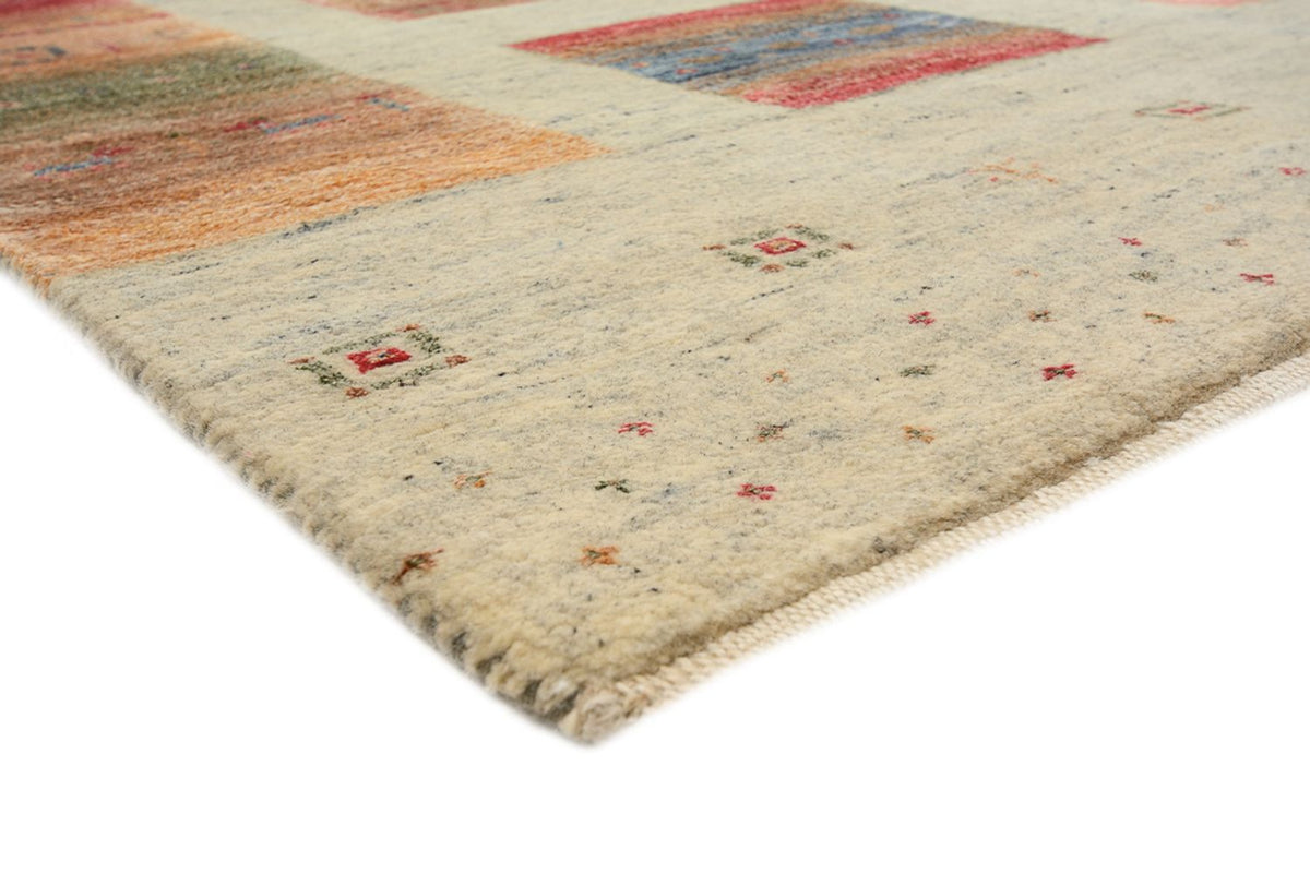 Alfombra Gabbeh - Loribaft Indus - 336 x 250 cm - beige oscuro