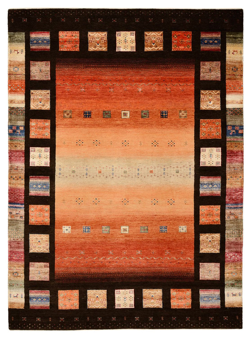 Alfombra Gabbeh - Loribaft Indus - 244 x 178 cm - multicolor