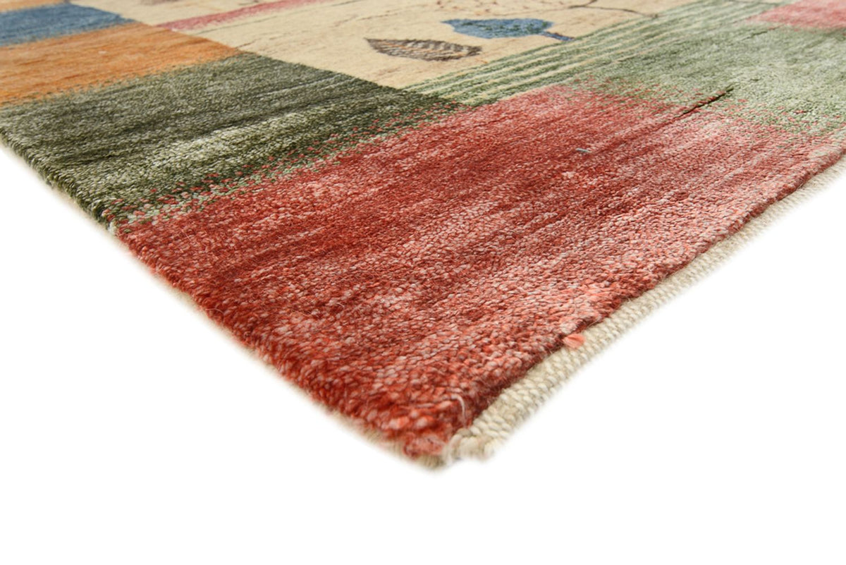Alfombra Gabbeh - Loribaft Indus - 201 x 157 cm - multicolor