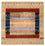 Alfombra Gabbeh - Loribaft Indus cuadrado  - 203 x 203 cm - multicolor