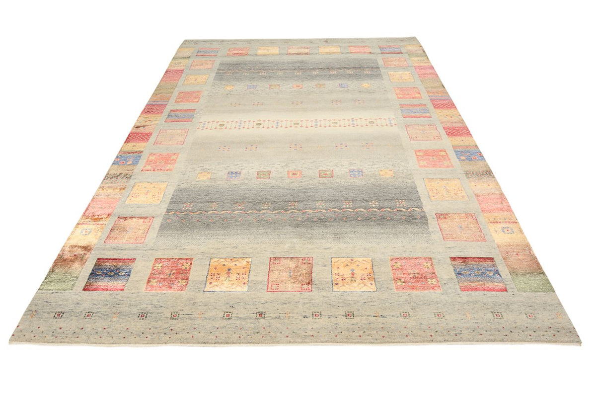 Alfombra Gabbeh - Loribaft Indus - 301 x 207 cm - beige oscuro