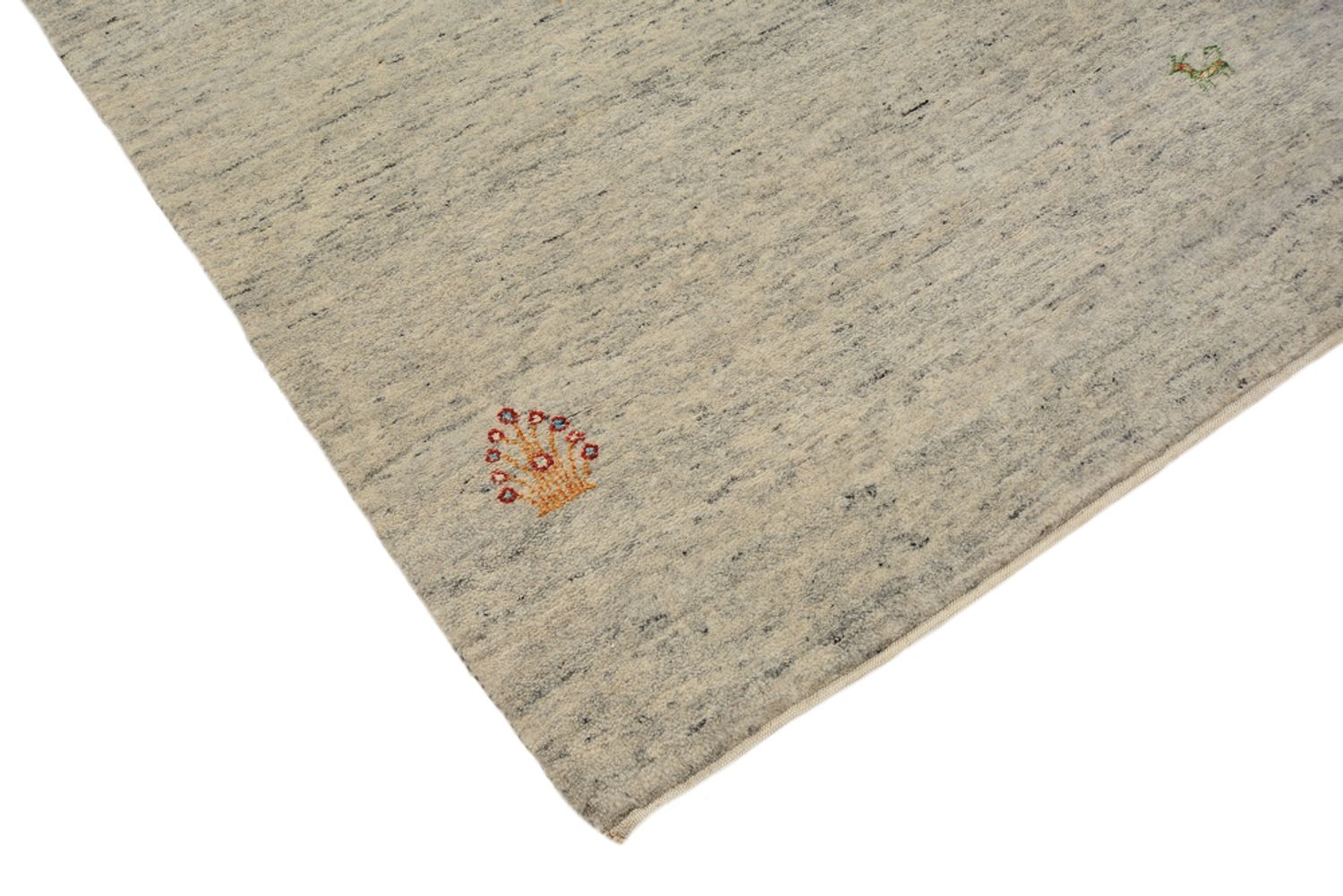 Alfombra de pasillo Alfombra Gabbeh - Loribaft Indus - 238 x 82 cm - beige oscuro