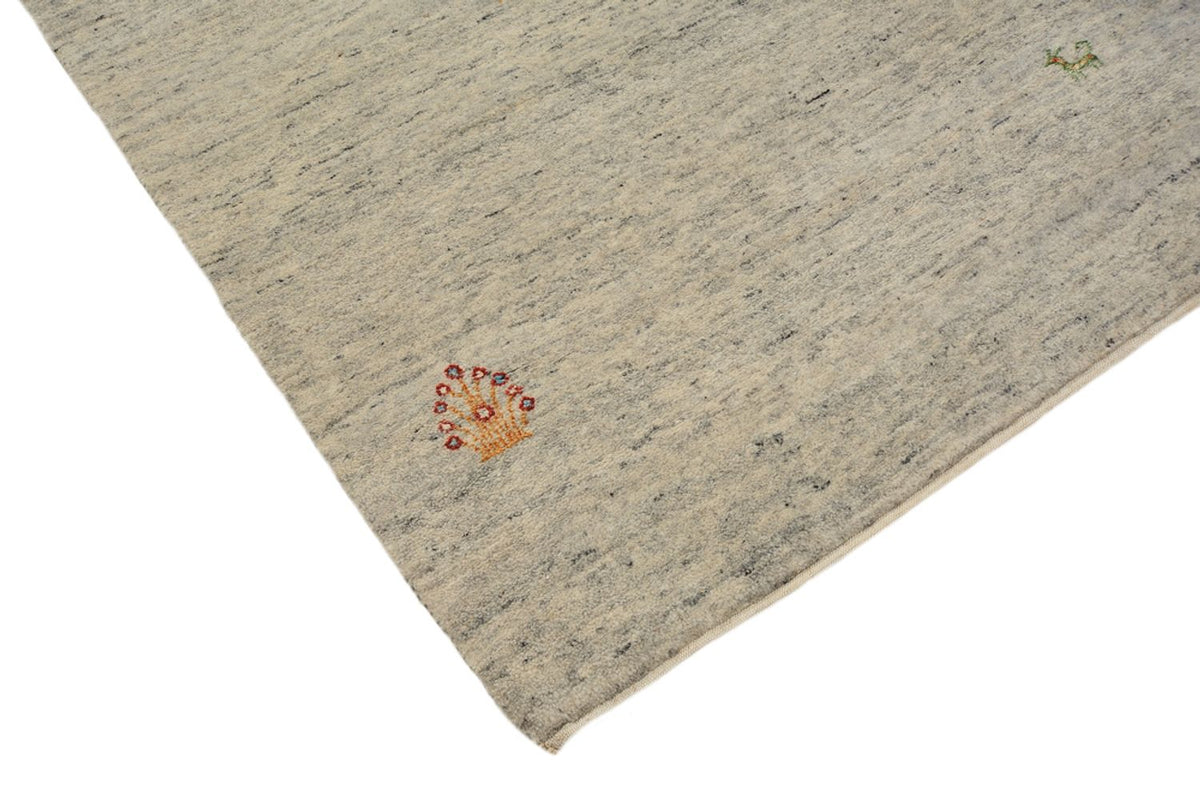 Alfombra de pasillo Alfombra Gabbeh - Loribaft Indus - 238 x 82 cm - beige oscuro
