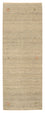 Alfombra de pasillo Alfombra Gabbeh - Loribaft Indus - 241 x 85 cm - beige oscuro