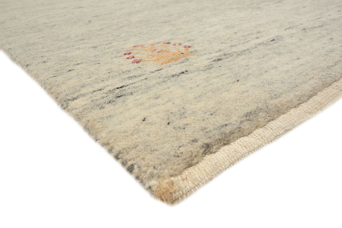 Alfombra de pasillo Alfombra Gabbeh - Loribaft Indus - 241 x 85 cm - beige oscuro