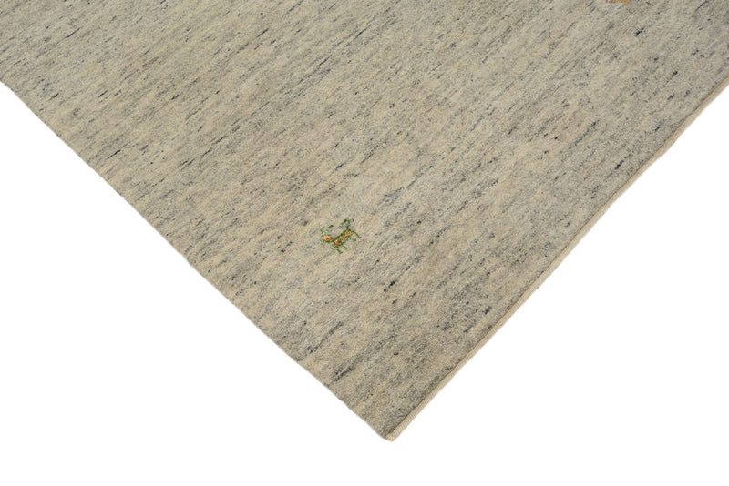 Alfombra de pasillo Alfombra Gabbeh - Loribaft Indus - 237 x 82 cm - beige oscuro