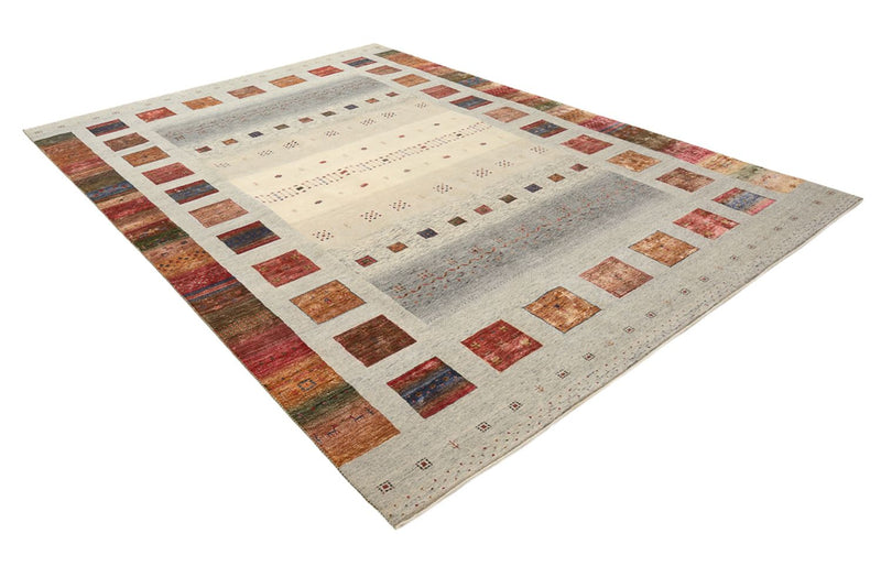 Alfombra Gabbeh - Loribaft Indus - 351 x 251 cm - beige oscuro