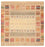 Alfombra Gabbeh - Loribaft Indus cuadrado  - 204 x 202 cm - beige claro