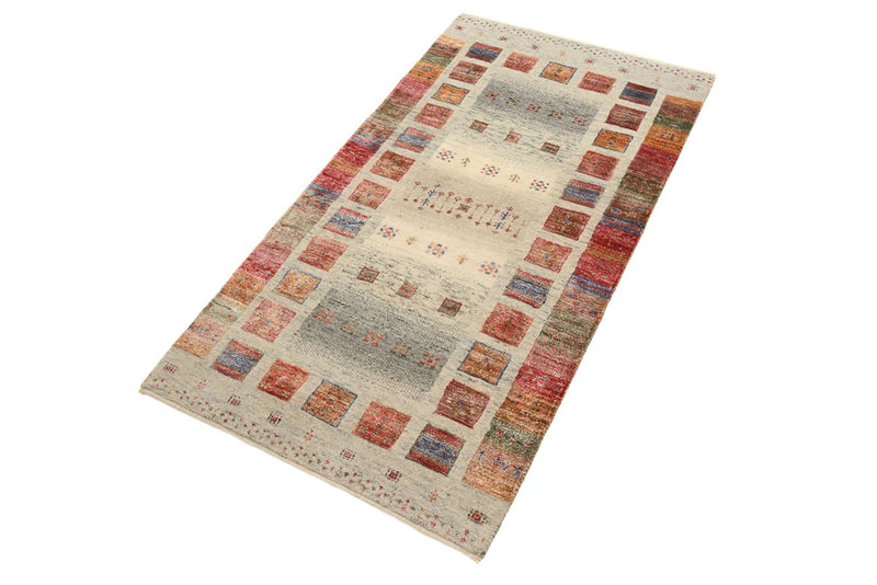 Alfombra Gabbeh - Loribaft Indus - 140 x 75 cm - multicolor